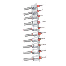 10PCS Countersink Drill Bits with Adjustable Stop for Wood Plastic Soft Metals