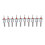 10PCS Countersink Drill Bits with Adjustable Stop for Wood Plastic Soft Metals 13