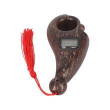 Digital Beads Counter with Reset Auto Off Red Fringe Compact Portable for Islamic Prayer