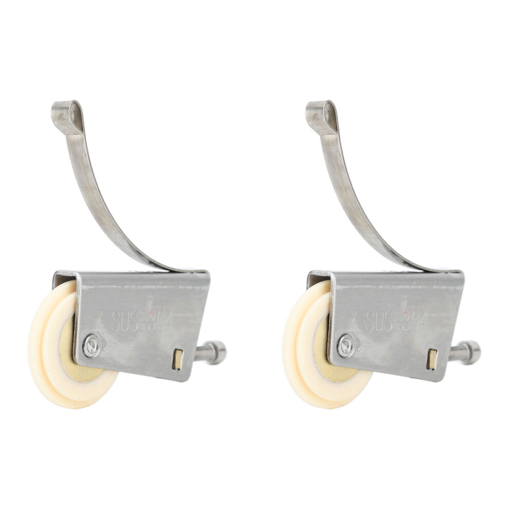 2Set Stainless Steel Sliding Door Window Roller Pulley With Copper Core 8081332242629
