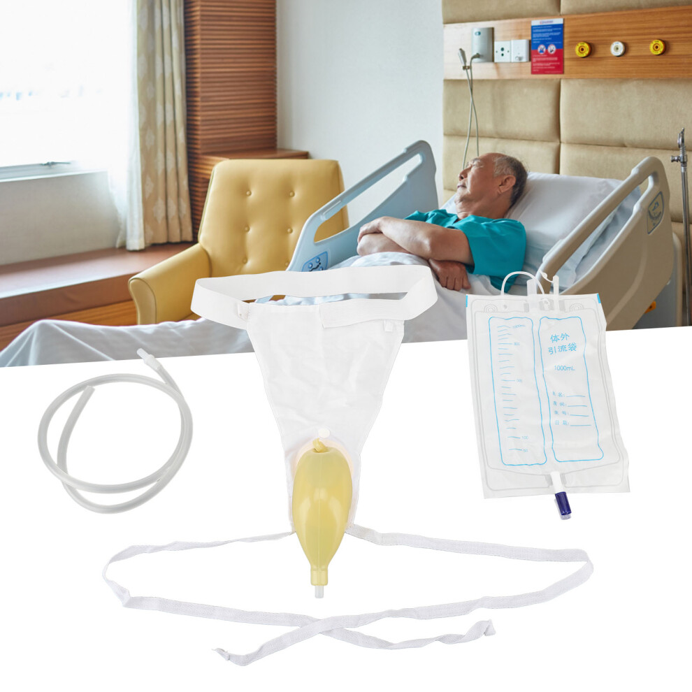 Comfortable 1000ml Silicone Urine Drainage Bag for Seniors