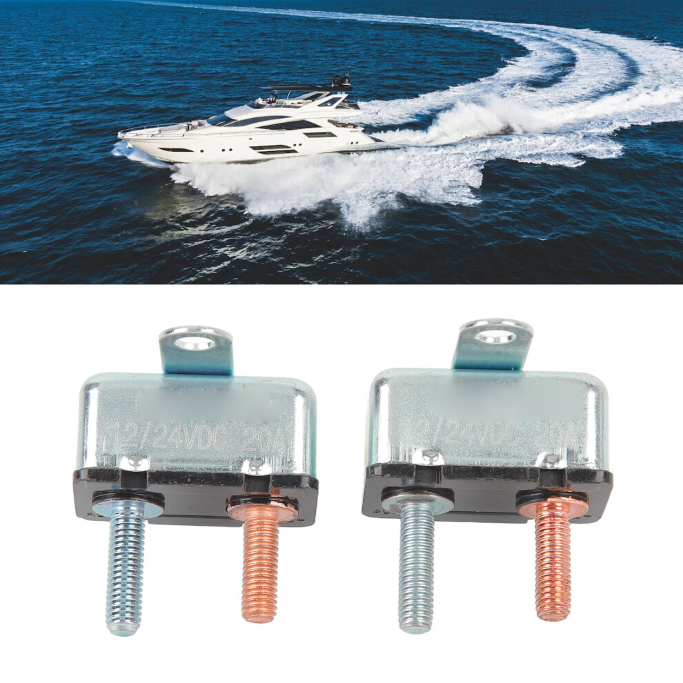 20A Auto Reset Circuit Breakers Ideal For 12V/24V Cars & Marine Use 7621332245360