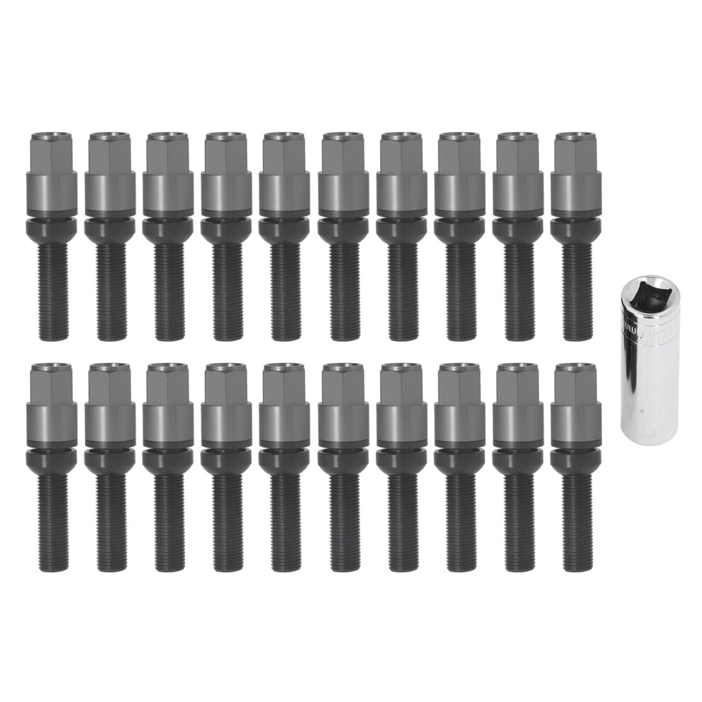 M14x1.5 Lug Bolts Cone Seat 45Mm Shank 17Mm Hex 9121376183621