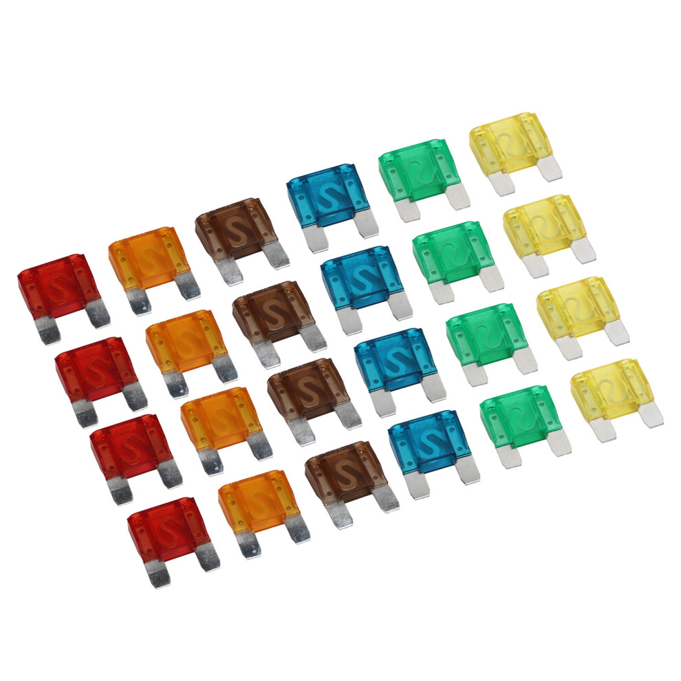 24Pcs Automotive Fuse Assortment Kit With Storage Box, 20A-70A 3091332247574