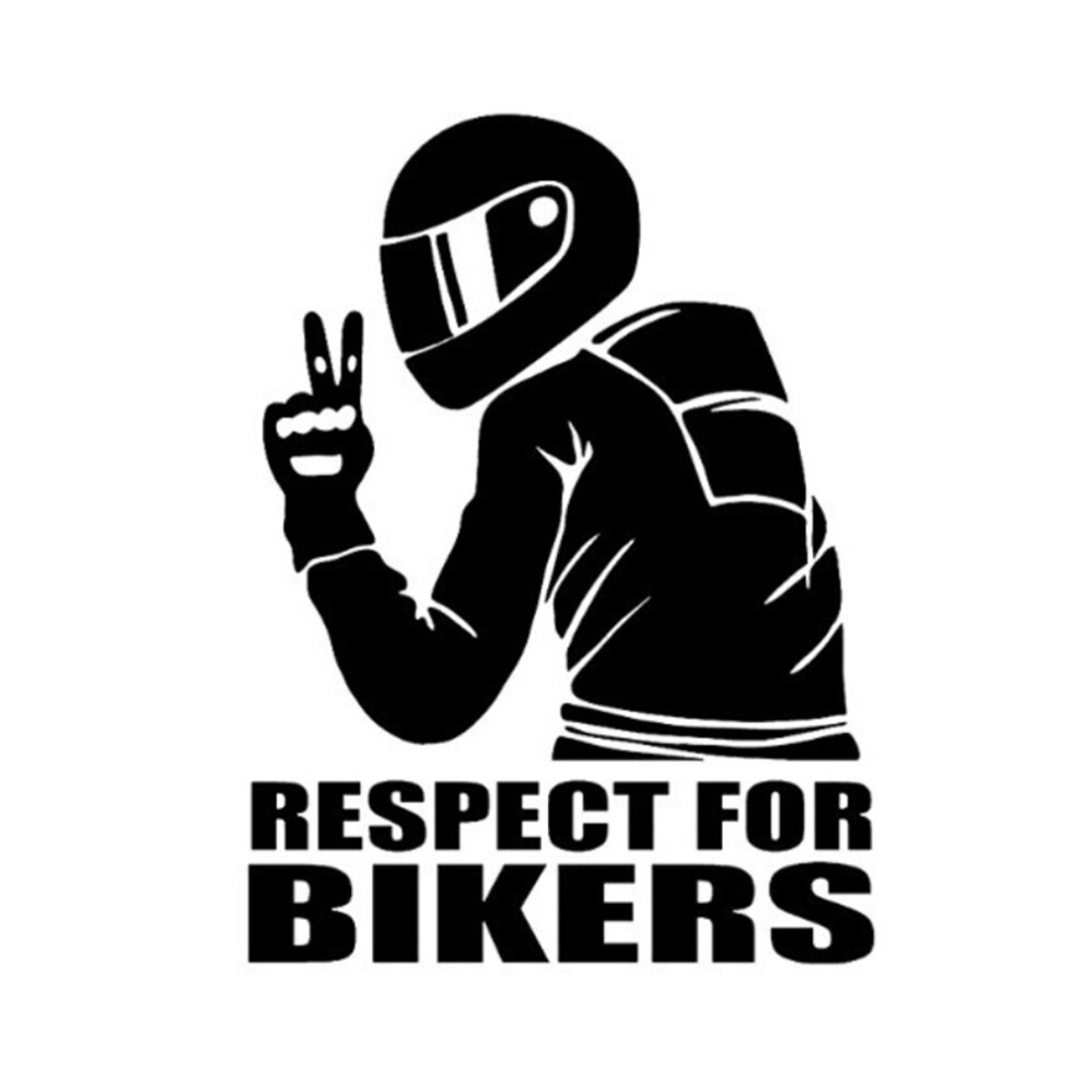 Respect For Cyclists Reflective Sticker Decal Car 9121376184529