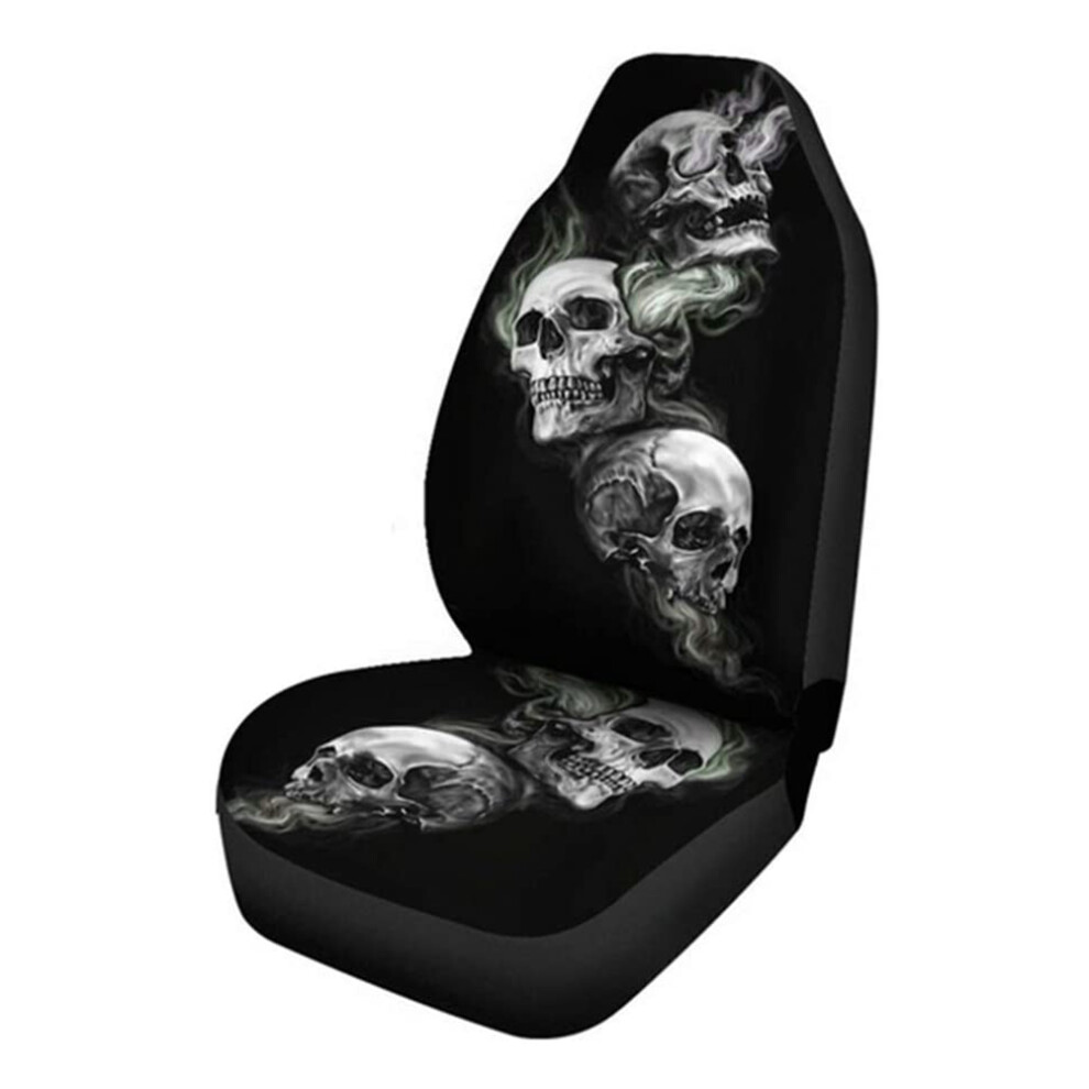 Car Seat Covers Waterproof Halloween Skeleton 9121376184581