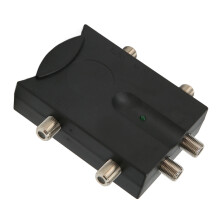 TV Signal Amplifier 2 In 4 Out with Equalizer +7.5dB High Gain