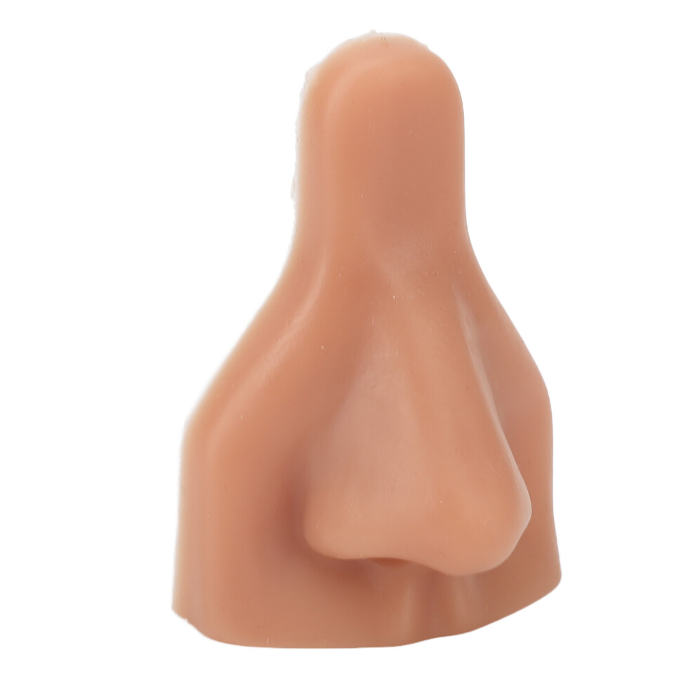 Flexible 3D Silicone Nose Model for Practice & Display, Dark Skin