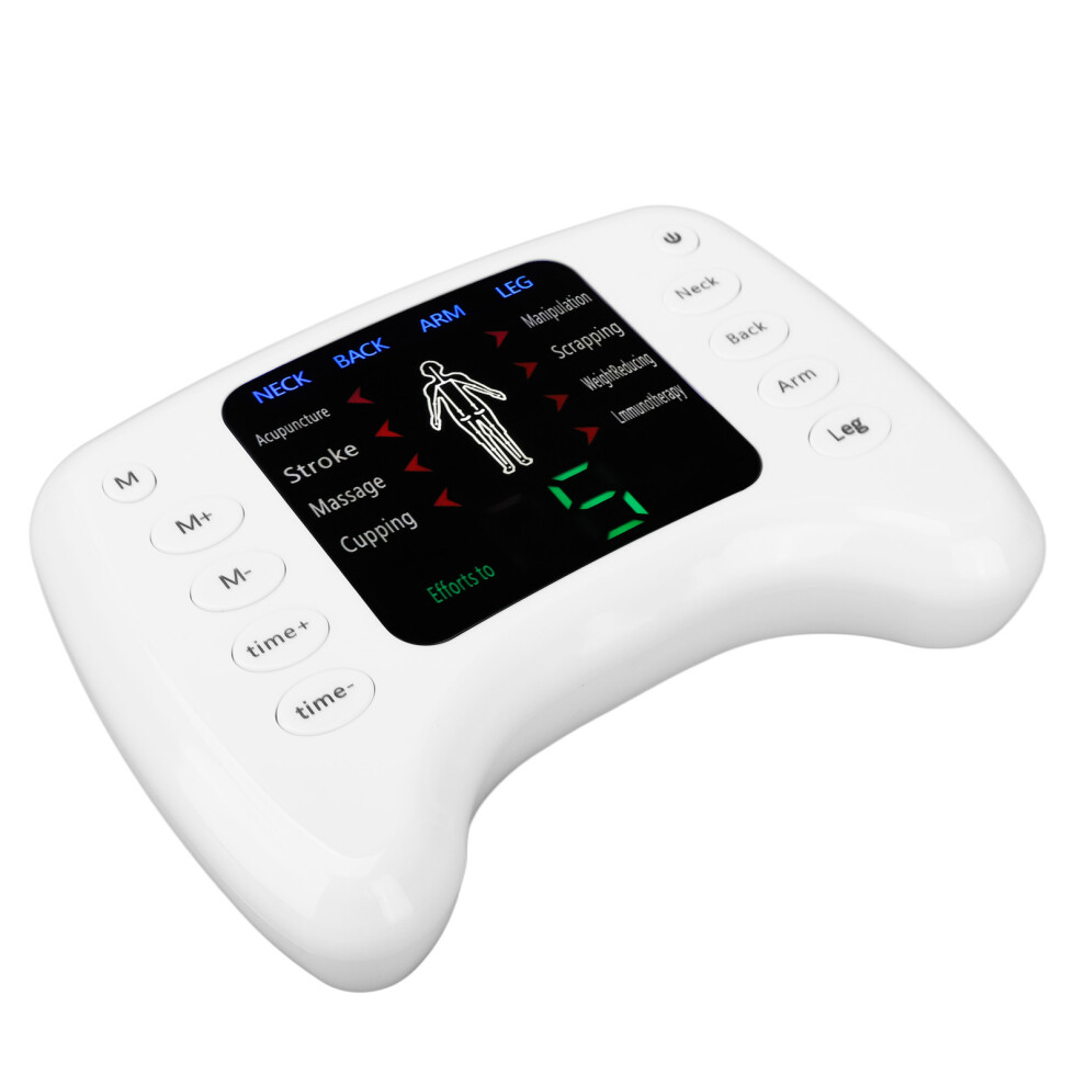 Dual Output Muscle Stimulator & Pulse Massager with 8 Modes