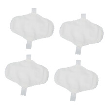 4 Stück waschbare Menstruationsbinden, auslaufsicher, atmungsaktiv, wiederverwendbar, aus Baumwolle für Frauen