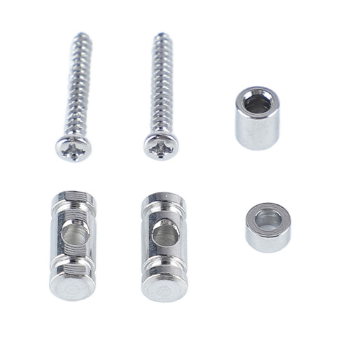 Metal-E-Gitarrensaitenführer Roller String Tree Guide Retainer Silber Ersatz 1