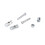 Metal-E-Gitarrensaitenführer Roller String Tree Guide Retainer Silber Ersatz 1