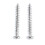 Metal-E-Gitarrensaitenführer Roller String Tree Guide Retainer Silber Ersatz 9