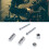 Metal-E-Gitarrensaitenführer Roller String Tree Guide Retainer Silber Ersatz 16