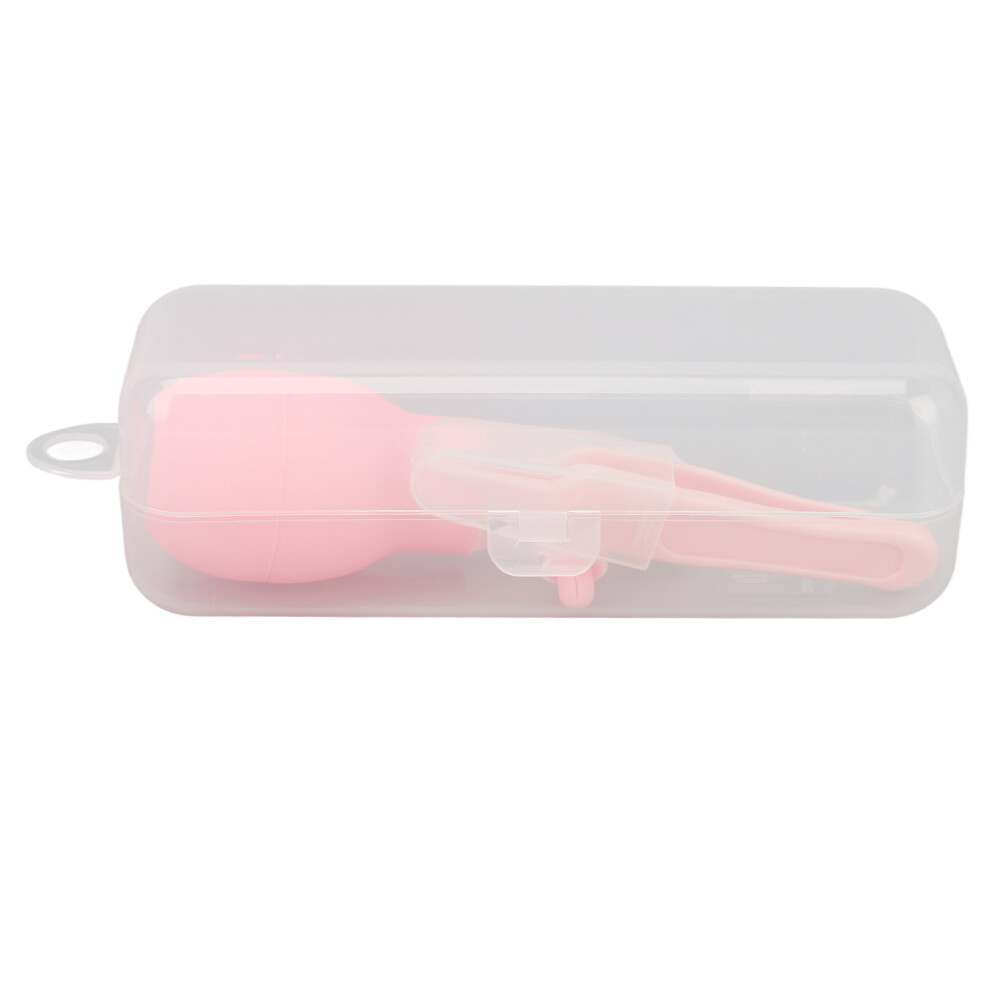Infant Nasal Aspirator with Soft Silicone Tip & Tweezers, Easy Snot Removal