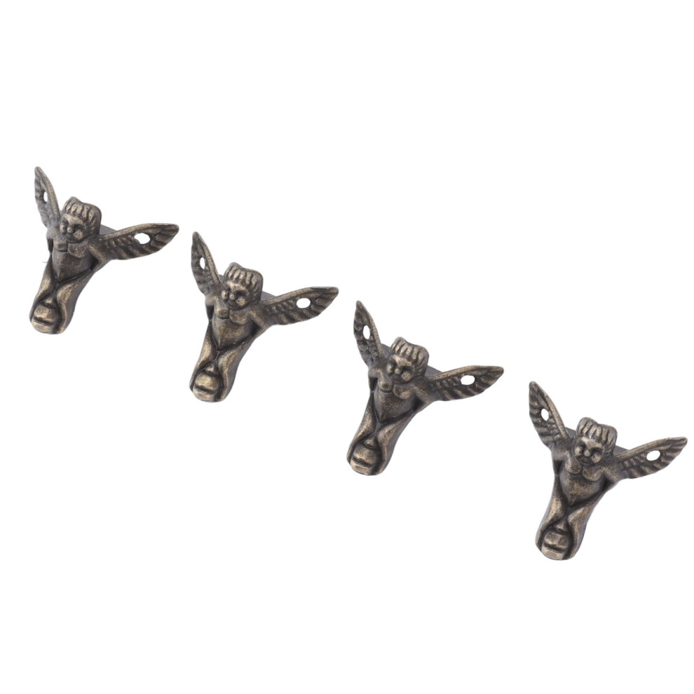20Pcs Small Elegant Zinc Alloy Box Feet With Screws For Wood Boxes 8431332258449