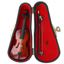 10cm Mini Wooden Cello Model Musical Instrument