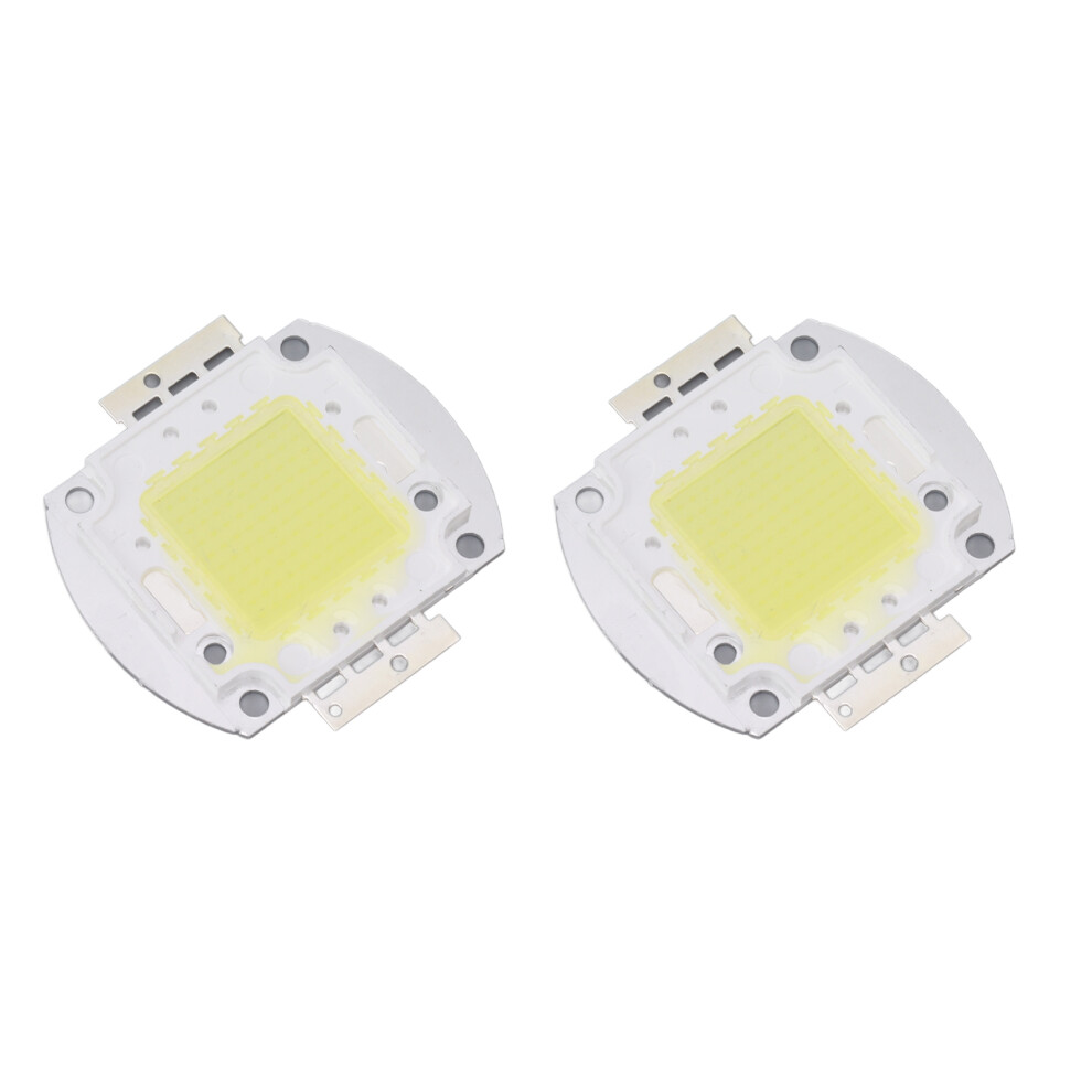 2Pcs Round 100W Cob Led Chip 9600Lm Bright For Offices White/Light 3401332260570