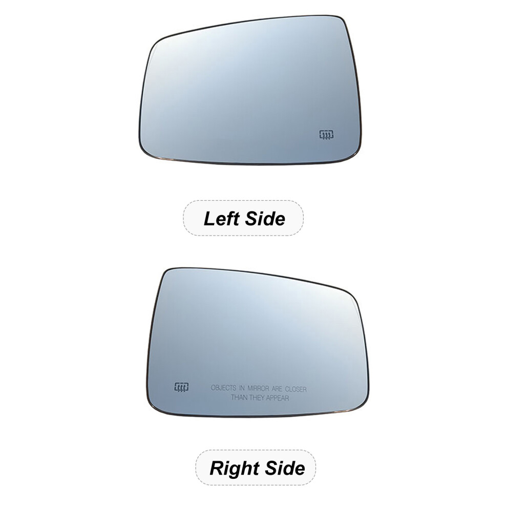 Heated Mirror Glass For Dodge Ram 1500/2500 2009-2019, Left Side, 25X17.5cm 6951332263202