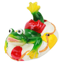 Swimming Ring Frog Garden Decor - Easy Float Resin Ornament