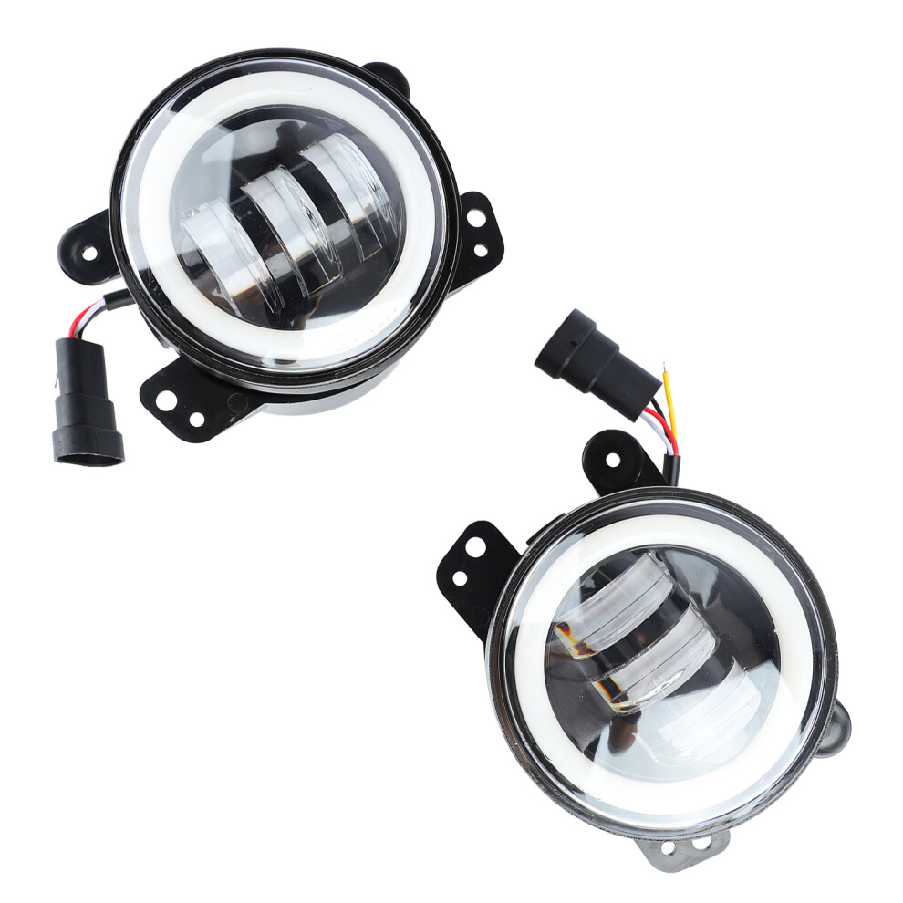2Pcs Waterproof 4Inch Led Fog Lights For Jeep Wrangler, High Brightness Replacement 8411332268693