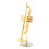 Miniature Trumpet Replica with Stand and Case Gold 3