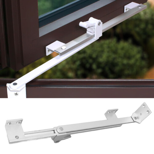 Silver Adjustable T Shape Window Hinge for Casement Safety Fitting