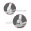 Silver Adjustable T Shape Window Hinge for Casement Safety Fitting 5