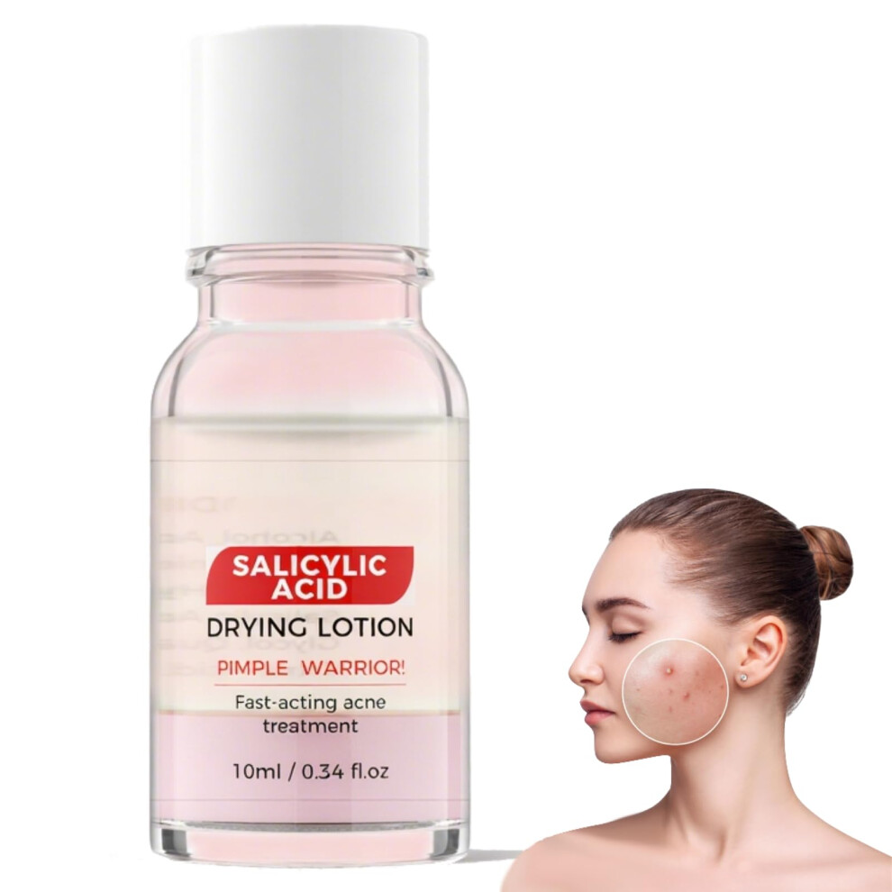 Gogerstar 2Pcs Spot Drying Lotion For Spots, Acne Spot Treatment For Face With Salicylic Acid&Niacinamide, Oil Balancing, Pore Refining For Acne-Prone Oily Skin
