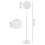 4 Speed USB Floor Fan 3600mAh, Foldable, Quiet, Adjustable Height 2