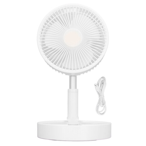 4 Speed USB Floor Fan 3600mAh, Foldable, Quiet, Adjustable Height 2