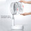 4 Speed USB Floor Fan 3600mAh, Foldable, Quiet, Adjustable Height 9