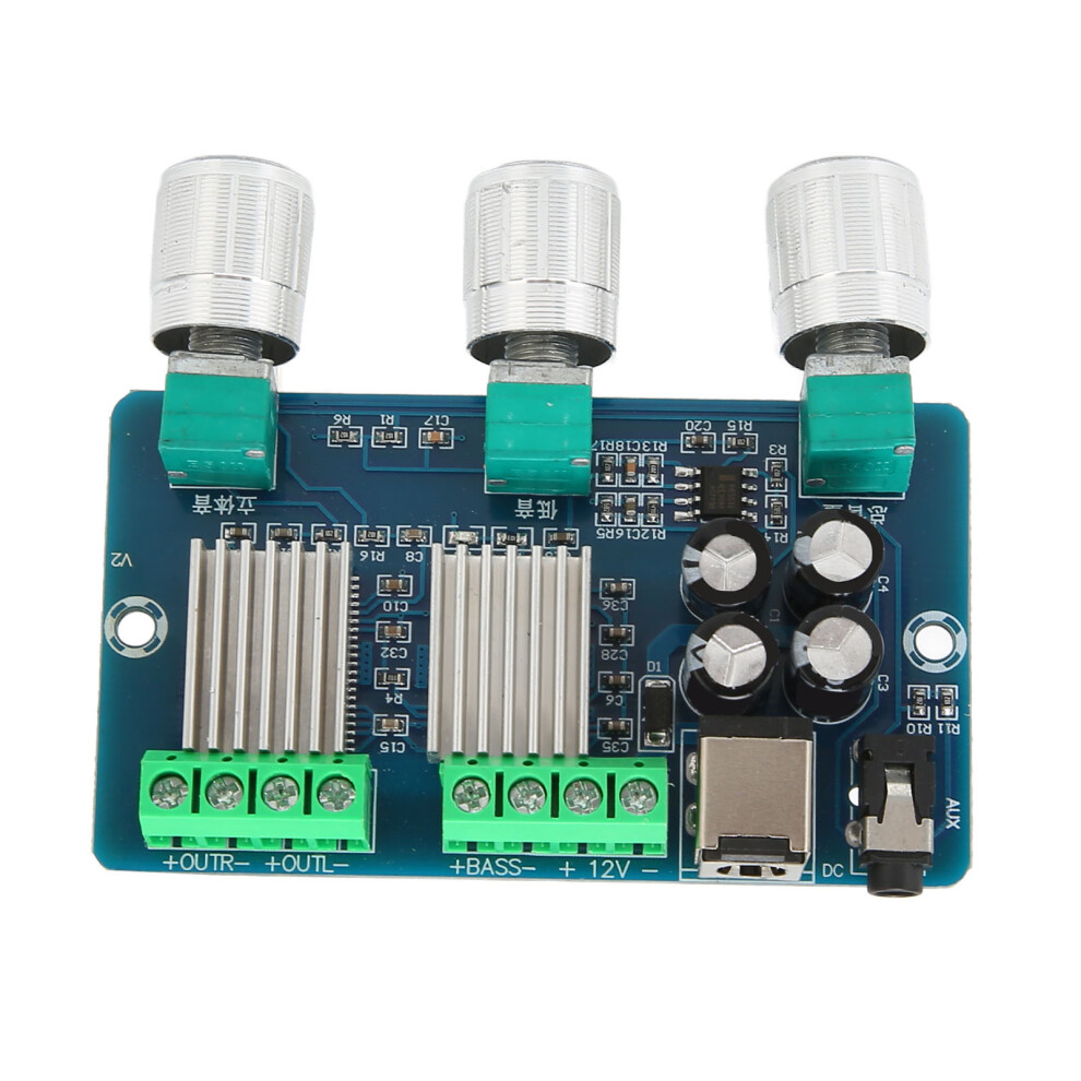 Digital 12V Stereo Power Amplifier Board 30W Subwoofer 80x60mm-image-OPC-PJBCKSS-NEW