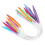 Multicolor Plastic Circular Tube Knitting Needles 9