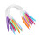 Multicolor Plastic Circular Tube Knitting Needles 6