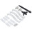 150mm Carbon Steel 3 Claw Puller Tool Spiral Rod Double Hole Design 3