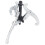 150mm Carbon Steel 3 Claw Puller Tool Spiral Rod Double Hole Design 8