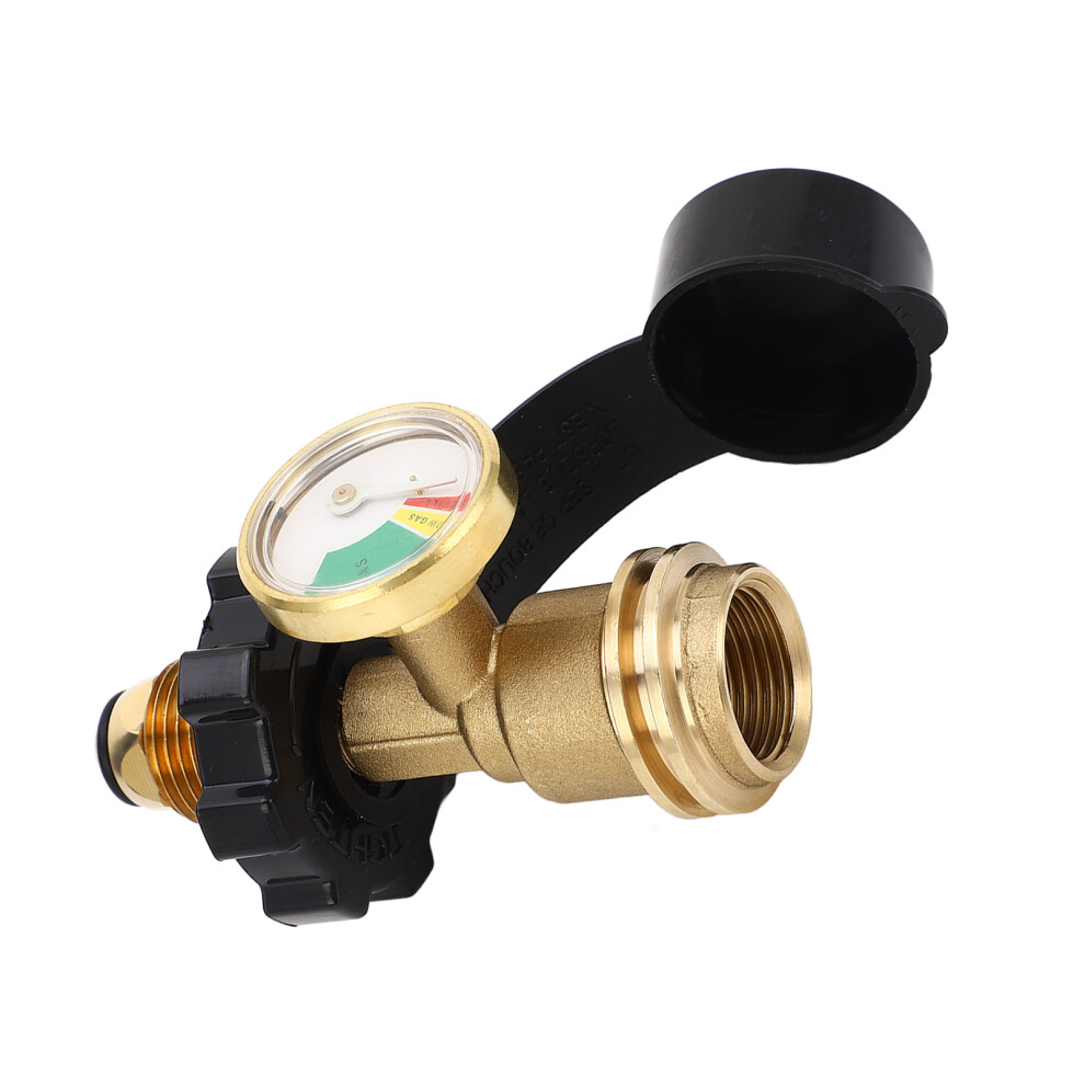 Durable Copper Gas Tank Pressure Gauge For 5-100Lb Tanks 7611332274712