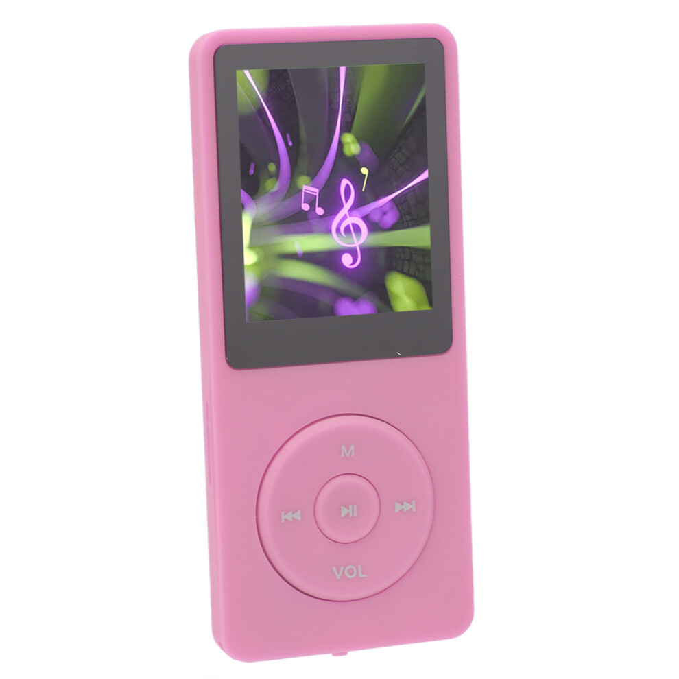 Mp3 Mp4 Player With 1.8In Screen 8Gb Memory 64Gb Expandable 30Hrs Pink 9401332276575