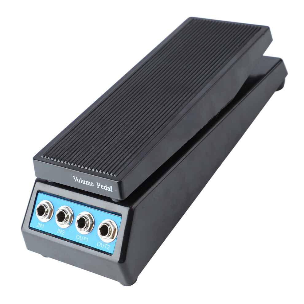 Compact Electric Guitar Volume Pedal with Dual Channel Design