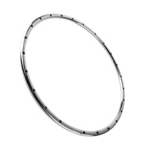 30cm Silver Metal Banjo Tension Hoop with Hole, Lightweight & Fine Appearance