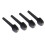 Viola String Pegs 4PCS - Easy Install Black Ebony Tuning Pegs 15