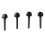 Viola String Pegs 4PCS - Easy Install Black Ebony Tuning Pegs 8