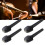 Viola String Pegs 4PCS - Easy Install Black Ebony Tuning Pegs 16