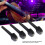 Viola String Pegs 4PCS - Easy Install Black Ebony Tuning Pegs 4