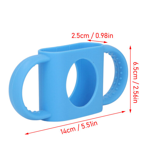 Flexible Silicone Bottle Handles 4 Pack for Infant Bottles Easy Grip 1