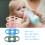 Flexible Silicone Bottle Handles 4 Pack for Infant Bottles Easy Grip 4