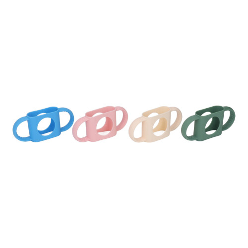 Flexible Silicone Bottle Handles 4 Pack for Infant Bottles Easy Grip