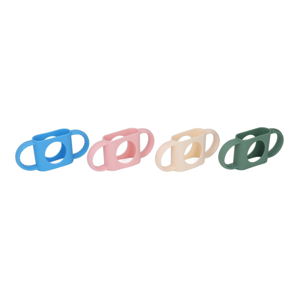 Flexible Silicone Bottle Handles 4 Pack for Infant Bottles Easy Grip