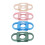 Flexible Silicone Bottle Handles 4 Pack for Infant Bottles Easy Grip 3